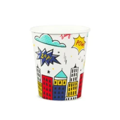 Superhero Party Cups (8 Pack)