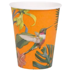 Talking Tables Tropical Orange Paper Cups (8 Pack)