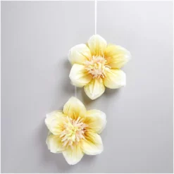 Daffodil Paper Flowers - 27cm (2 Pack)