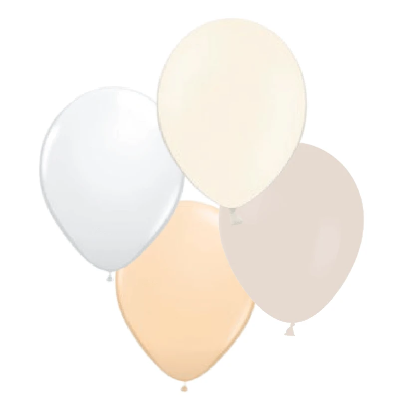 Cotton Cream Balloon Mix (12 Pack) - Image 3