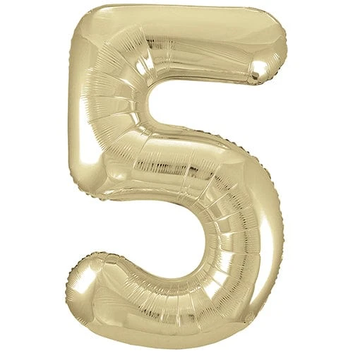 Unique Large Balloon Numbers - White Gold 34" - Image 7