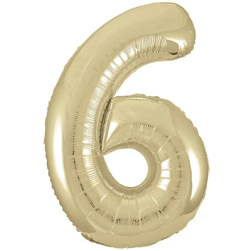 Unique Large Balloon Numbers - White Gold 34" - Image 8