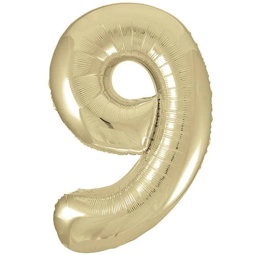 Unique Large Balloon Numbers - White Gold 34" - Image 11