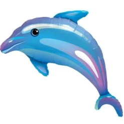 Blue Dolphin Balloon 42"