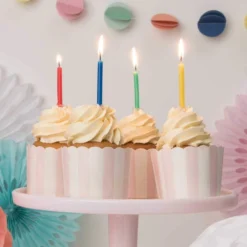 Bright Birthday Candles (24 Pieces)