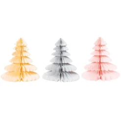 Christmas Tree Honeycombs - Pastels (3 Pack)