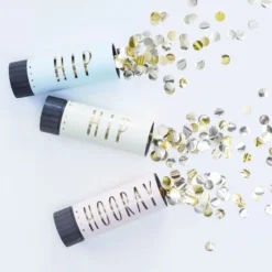 Ginger Ray 3 Pack Confetti Cannon Pastel