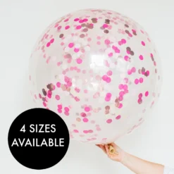 Confetti Balloons - Pretty In Pink
