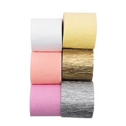 Mini Crepe Paper Streamer Set - Pastel