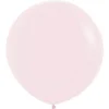 36" Big Round Balloon Chalk Pastel Pink