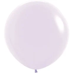 36" Big Round Balloon Chalk Pastel Lilac