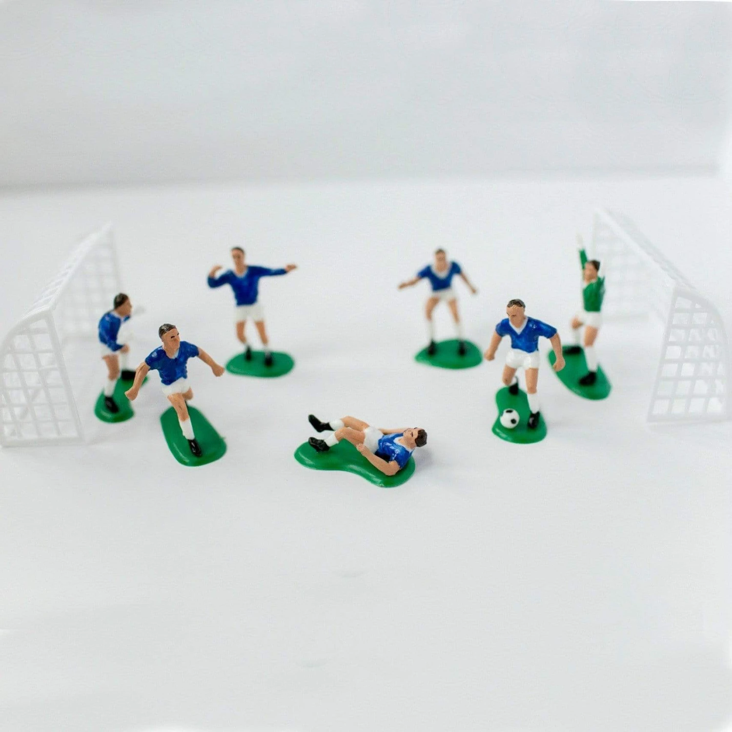 Football Team Cake Topper Set - Blue - Image 2