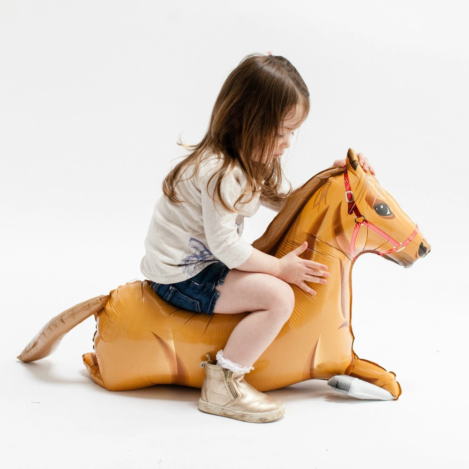 Giant Light Brown Horse Balloon