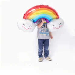 Anagram Giant Rainbow And Clouds Balloon 37"