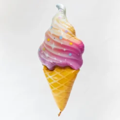 Giant Rainbow Ice Cream Balloon 45"