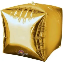 Anagram Gold Cubez Balloon 15"