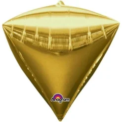 Anagram Gold Diamondz Balloon 17"