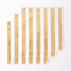Unique Gold Foiled Striped Party Napkins