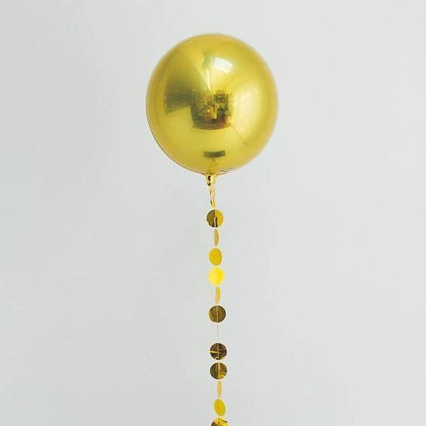 Anagram Gold Orb Balloon 16" - Image 2