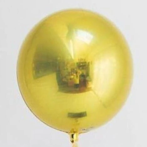Anagram Gold Orb Balloon 16"