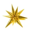 Gold Starburst Balloon (Medium 70cm)