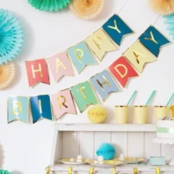 Happy Birthday Banner - Colourful