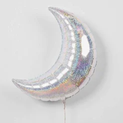 Iridescent Crescent Moon Balloon 42"