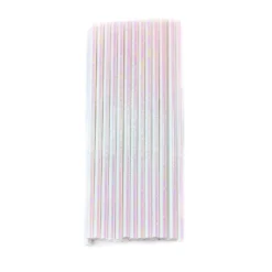 Iridescent Paper Straws (24 Pack)