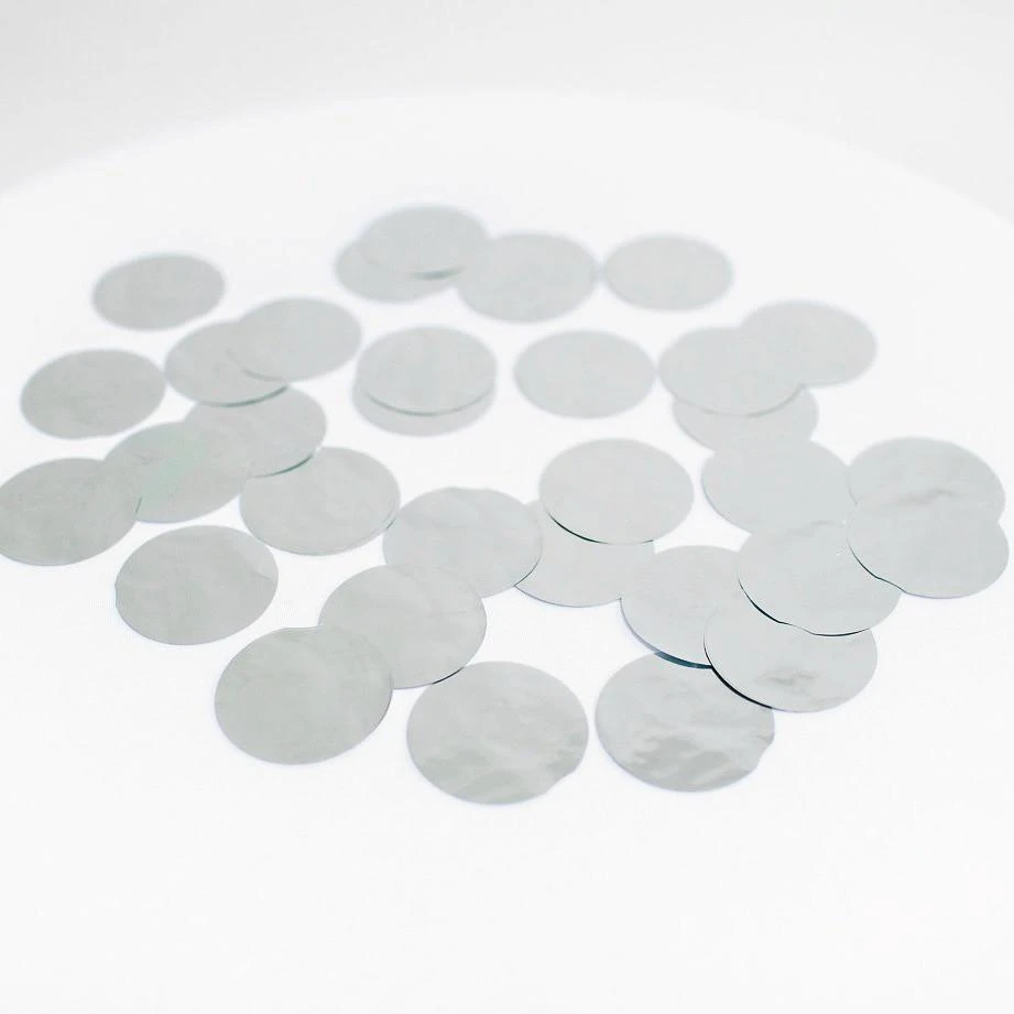 Jumbo Silver Confetti