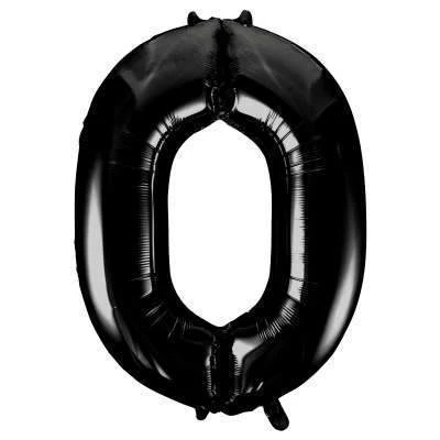 Unique Large Balloon Numbers - Black 34" - Image 3