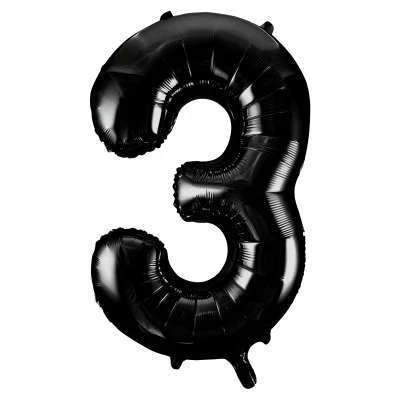 Unique Large Balloon Numbers - Black 34" - Image 9