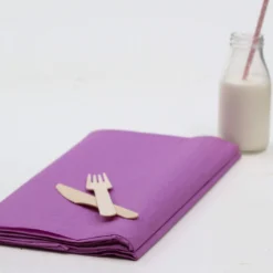 Large Purple Paper Tablecloth