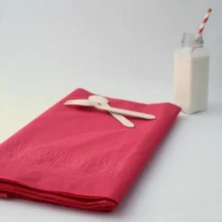 Large Red Paper Tablecloth