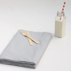 Large Silver Paper Tablecloth