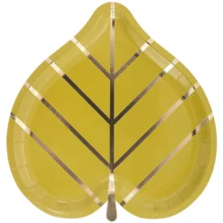 Leaf Shape Party Plates (12 Pack)