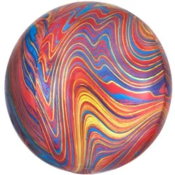 Anagram Marble Orb Balloon 16" - Colourful