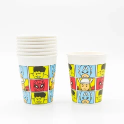 Marvel Avengers Comic Strip Cups (8 Pack)