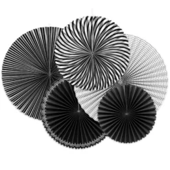 Monochrome Mix Rosettes (5 Pack)