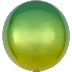 AMSCAN Ombre Orb Balloon - Green Yellow