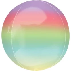 AMSCAN Ombre Orb Balloon - Rainbow