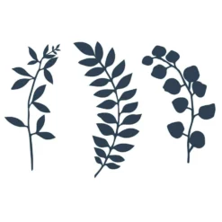 Paper Branch Decorations - Navy Blue (9 Pack)