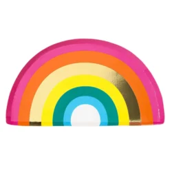 Talking Tables Rainbow Shape Party Plates (12 Pack)