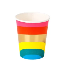 Talking Tables Rainbow Stripe Party Cups (8 Pack)