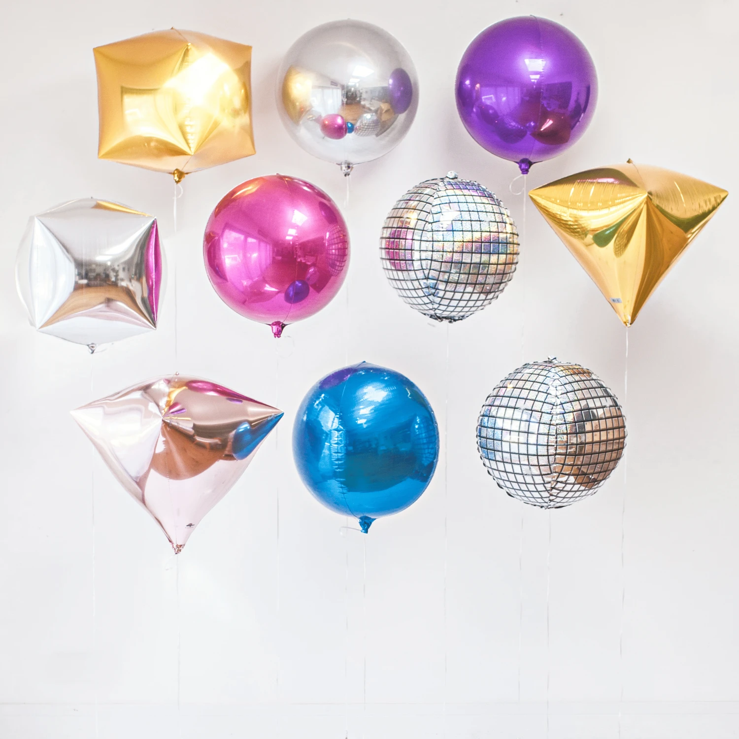 Anagram Rose Gold Diamondz Balloon 17" - Image 2