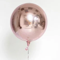 Anagram Rose Gold Orb Balloon 16"