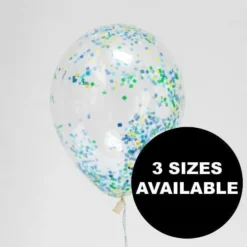 Seaside Sprinkle Confetti Filled Balloons