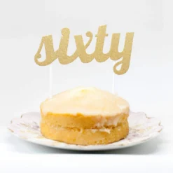 Creative Converting Sixtieth Birthday Cake Topper