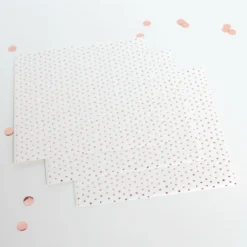 Ginger Ray Spotty Rose Gold Party Napkins