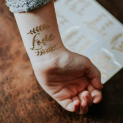 Ginger Ray Wedding Tattoos - Rose Gold