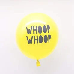 Whoop Whoop Balloons Yellow (5 Pack)